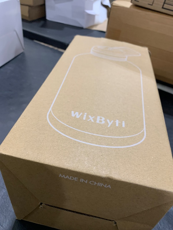 Photo 1 of WixByti One Gallon Water Bottle Insulated, Triple Wall Vacuum Cold for 48 Hrs & Leak-proof & Non-BPA, 128oz Large Sports Stainless Steel Water Jug with Paracord Handle Straw Spout Lids & DIY Stickers