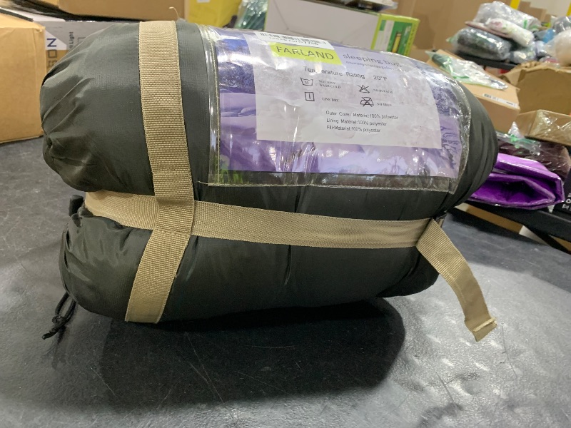 Photo 1 of FARLAND Sleeping Bags for Adults Teens Kids with Compression Sack Portable and Lightweight for 3-4 Season Camping, Hiking,Waterproof, Backpacking and Outdoors