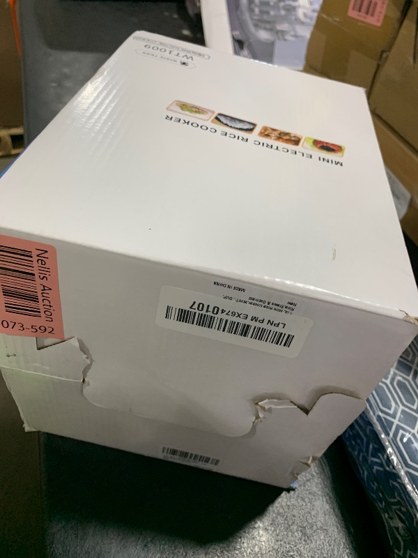 Photo 1 of 1.0L Mini Rice Cooker,WHITE TIGER Portable Travel Steamer Small,15 Minutes Fast Cooking, Removable Non-stick Pot, Keep Warm, Suitable For 1-2 People - For Cooking Soup, Rice, Stews & Oatmeal