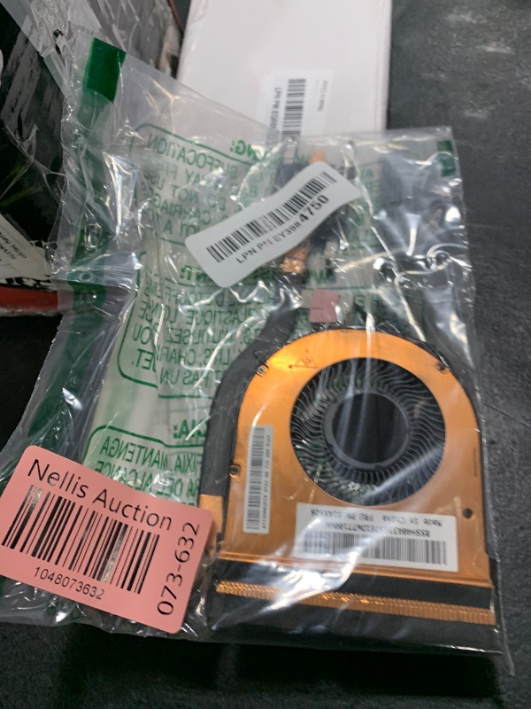Photo 1 of Fleshy Leaf CPU Cooling Fan with Heatsink Replacement for Lenovo ThinkPad T470 T480 Integrated Graphics 01AX926 01AX927 01AX928 01ER499 01ER498 01ER497