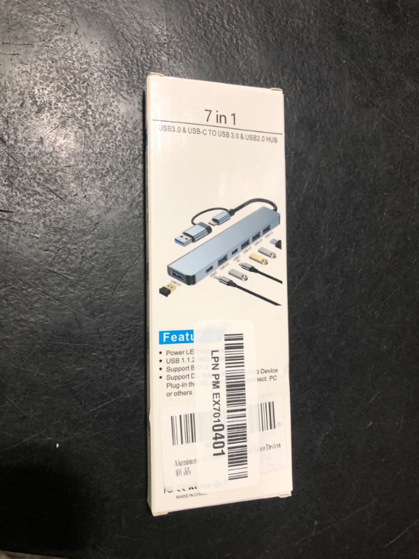 Photo 1 of ?Upgrade? USB C/USB Hub, BERLAT Aluminum 7 in 1 USB C & USB Hub with USB 3.0, USB 2.0 Ports for PC/Laptops/MacBook Pro/Air/iMac/iPad and More Devices