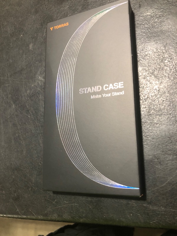 Photo 1 of TORRAS Strong Magnetic & Seamless Stand for Samsung Galaxy S25 Ultra Case, Fit for MagSafe, Mil-Grade Drop Protection, Kickstand for Samsung Galaxy S25 Ultra Case, Translucent Back/Silverblue Edge