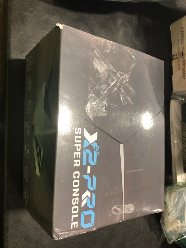 Photo 1 of Kinhank Super Console X2 Pro Retro Game Console with 60000+Games,Video Game Console EmuELEC 4.5&Android 9.0 in 1,Compatible with 65+ Emulators,2 Controllers