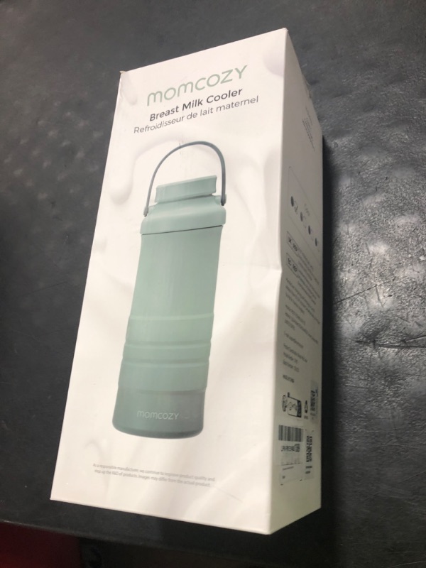 Photo 1 of Momcozy 22oz Portable Breast Milk Cooler for Outdoor, Life Saver with 360° Total Cooling for 24 Hours, Larger Capacity Travel Breastmilk Chiller with 2pcs Baby Bottles for Breastmilk Storage, Green