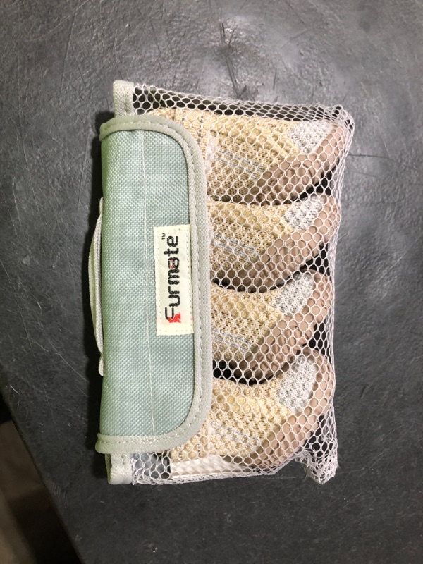 Photo 1 of Furmate Dog Shoes for Small Dogs, Breathable Puppy Dog Boots & Paw Protectors for Summer Hot Pavement Winter Snow, Dog Booties with Reflective Strips, Anti-Slip Sole for Hardwood Floors (Beige-Size5)