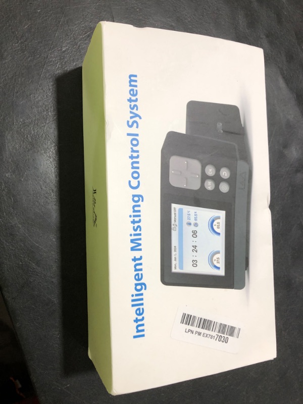 Photo 1 of J&A Smart Reptile Mister, Automatic Misting System for Tanks - Programable Timer with Temperature/Humidity Probe, Ideal for Reptile Habitat (Black)