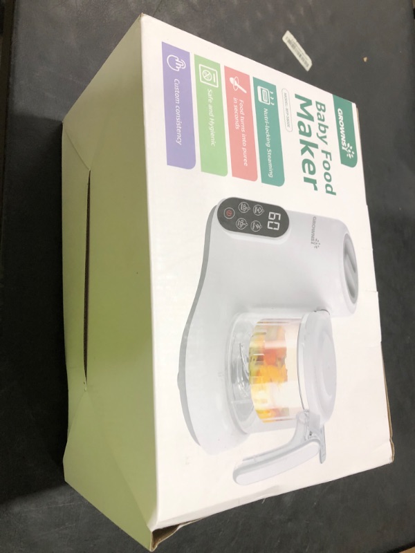 Photo 1 of Baby Food Maker with with Two Layer Steaming Baskets for Steamer,Blender,Bottle Warming Fuction Cyan