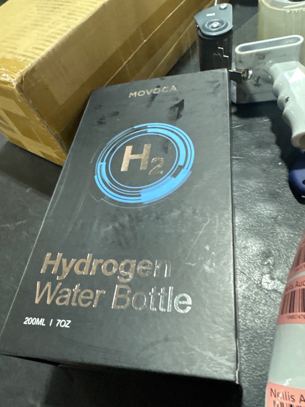 Photo 1 of MOVOCA Upgrade Hydrogen Water Bottle, Up to 6400PPB Hydrogen Water Generator -SPE PEM Tech, 7 OZ Food-Grade PC Hydro Water Machine, Health Care Gifts for Husband, Wife, Family, Friends, Travel