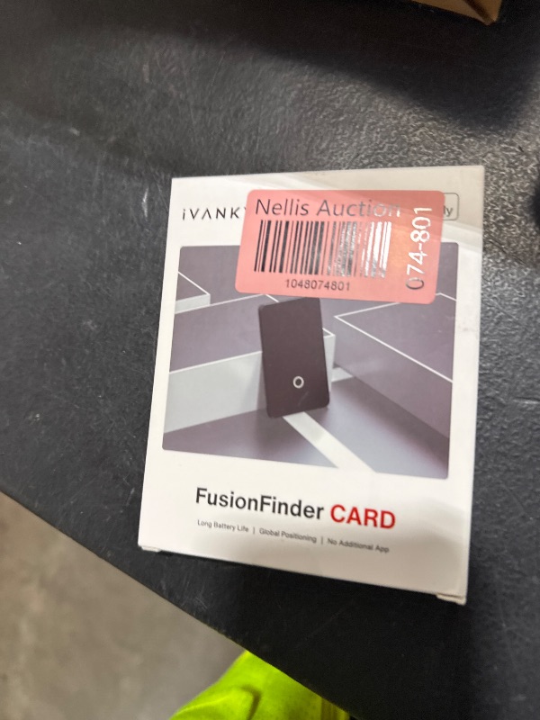 Photo 1 of iVANKY Wallet Tracker Card, Smart Rechargeable Thin Wallet Finder, Works with Apple Find My (iOS Only), Item Finder for Luggage Tags, Passports, Phone, Water Resistant (Android Not Supported)