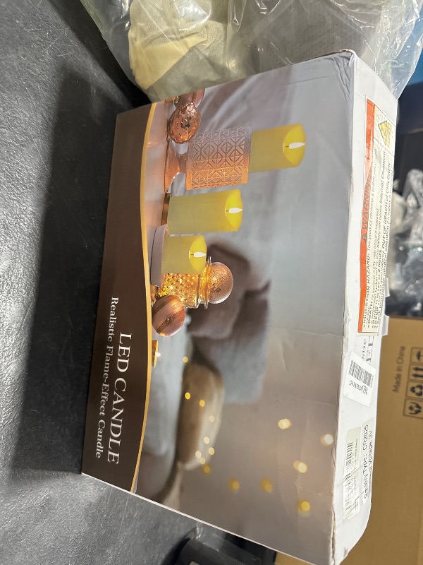 Photo 1 of 5plots Rechargeable Flameless Candles, Battery Operated LED Candles, Electric Candles with Remote and Timers, Wax-Like Plastic, Ivory, 3Pack, 3" x 4"5" 6", for Home Decor