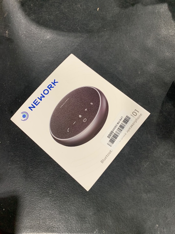 Photo 1 of NEWORK Bluetooth Conference Speakerphone with Microphone, 3 Mics with 360° Voice Pickup, 12H Call Time, Noise Reduction, USB-C Plug & Play, Portable Design, Compatible with Windows, iOS