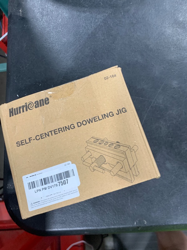 Photo 1 of HURRICANE Dowel Jig Self Center Drill Jig for Straight Holes Wood Joiner, 6 Drill Guide Bushings Set, drill size:1/4",5/16",3/8",7/16",1/2"; Width from 3/8"to 2-1/2", Easy Position Precise Dowel Jig
