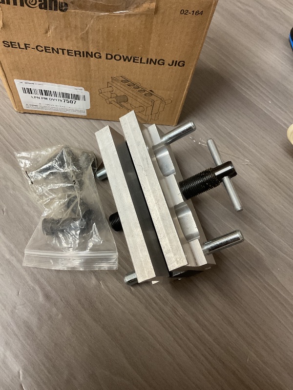 Photo 1 of SEE NOTES PICTURE……………HURRICANE Dowel Jig Self Center Drill Jig for Straight Holes Wood Joiner, 6 Drill Guide Bushings Set, drill size:1/4",5/16",3/8",7/16",1/2"; Width from 3/8"to 2-1/2", Easy Position Precise Dowel Jig