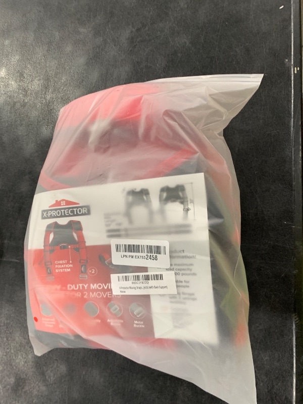 Photo 1 of X-Protector Moving Straps - 2 Pairs - Lifting Straps for 2 Movers - Move Furniture Easily and Safely - Perfect for Lifting and Moving Heavy Objects (Adjustable Length 50-118”)