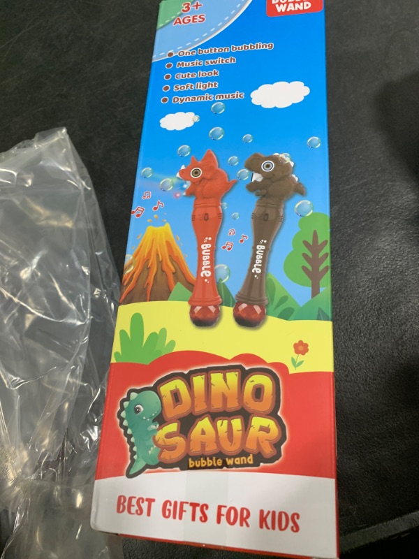 Photo 1 of Britik Bubble Wand Toys for 3 4 5 6 7 8 Years Old Boys: Bubbles Machine Bubble Blower for Toddlers 1-3 Outdoor Toys for Toddlers Age 1-3 Dinosaur Toy for Kids 3-5 Gift for 3-8 Years Old Boys, Blue