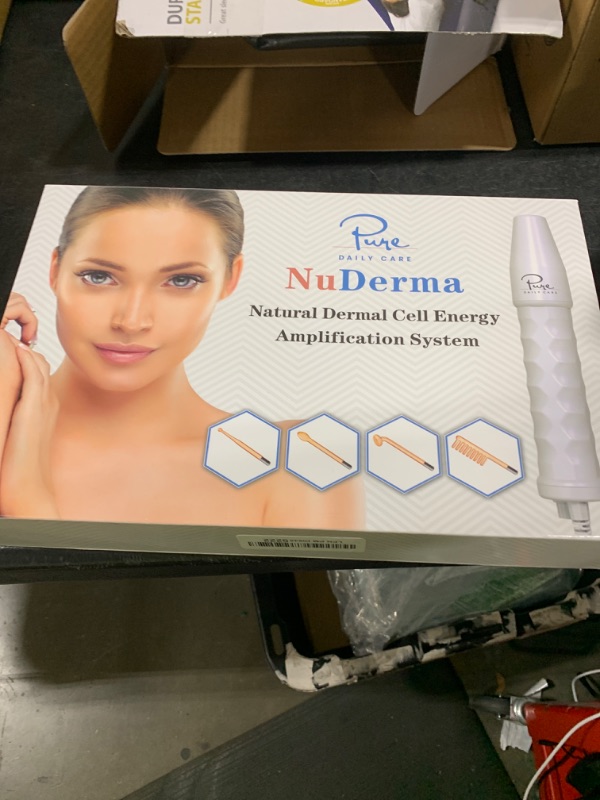 Photo 1 of Pure Daily Care NuDerma Handheld Skin Therapy Wand Machine w/Neon – Anti-Aging - Skin Tightening - Wrinkle Reducing - Dark Circles – Clarifying - Hair & Scalp Stimulator