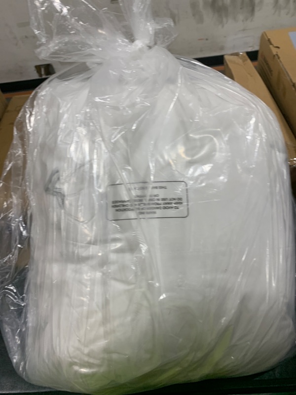 Photo 1 of DWR Heavyweight Down Feather Fibers Comforter King, Ultra-Soft Cotton Blend Fabric, 65oz Thicker Hotel Style Down Feather Fibers Duvet Insert for Cold Weather/Sleeper (106x90, White)