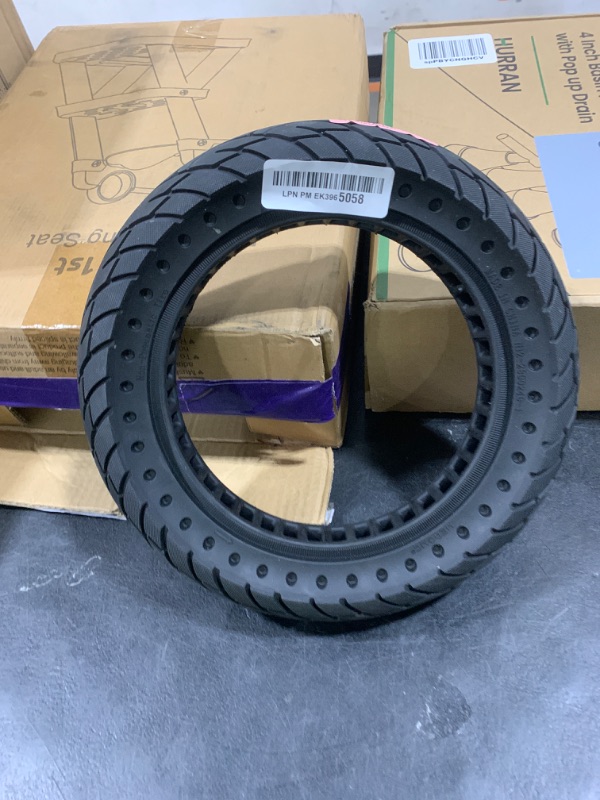 Photo 1 of 12 inch Scooters Rubber Tire, 12x2.50 Electric Vehicle Tires Replacement, 12 * 2.50 Solid Tires 12 1/2 * 2 1/4 62-203