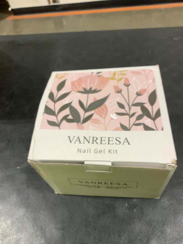 Photo 1 of VANREESA Gel Nail Polish Kit with U V Light 74 Pcs Gel Polish Nail Set 56 All Season Colors Nail Polish Set + Base and 4 Effects Top Coat with Manicure Tools Complete Nail Kit Gifts for Women