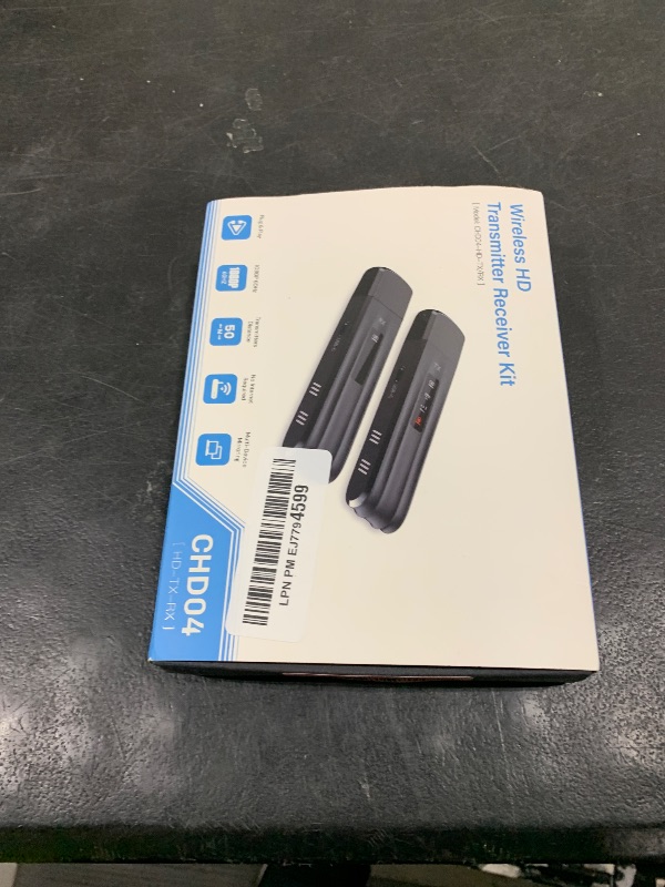 Photo 1 of Wireless HDMI Transmitter and Receiver,2025 Upgraded LED Display,4K Decode & 1080P Output,Plug and Play Portable 2.4G/5G Wireless HDMI Extender,Compatible with PC/Laptop/Camera/HDTV/Projector/TV Box