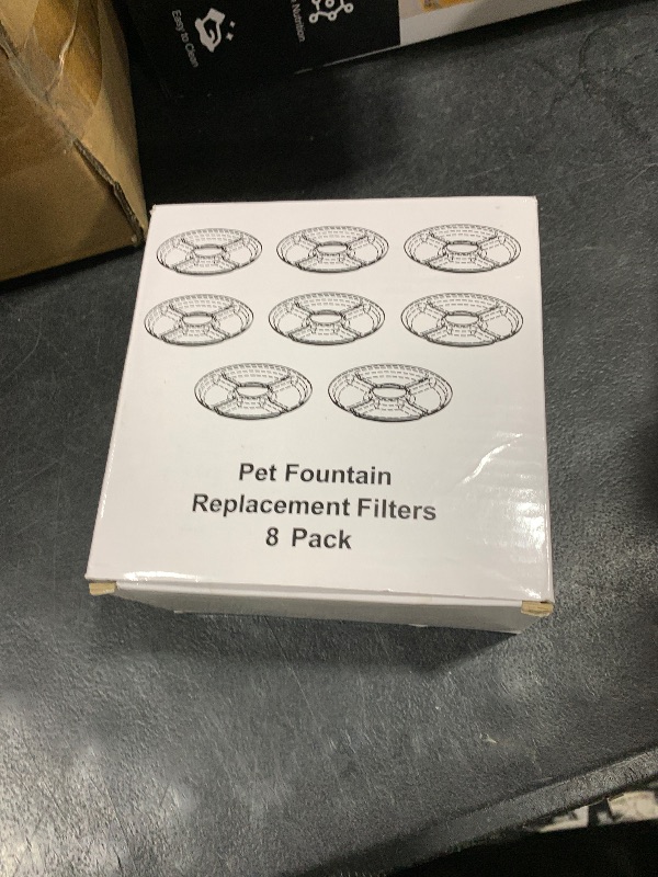 Photo 1 of Replacement Filters for Pet Water Fountain - Activated carbon Filters for Cats and Dogs Automatic Water Dispenser (8 Pack)