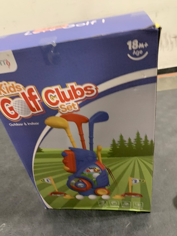 Photo 1 of Liberry Toddler Golf Set, Upgraded Kids Golf Cart with Unique Shoulder Strap Design, Indoor and Outdoor Golf Toys for Boys and Girls Aged 1-5 Years Old
