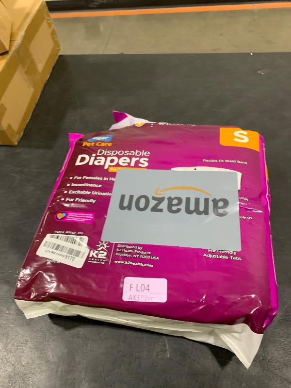 Photo 1 of Inspire Pet Care Dog Diapers Female Dogs | Bulk Value Doggie Incontinence, Accidents, for Heat, Pee or Period and Housebreaking (Small (50 Count))