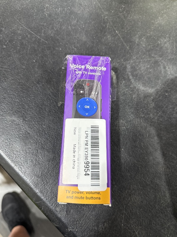 Photo 1 of Voice Universal Remote Control, for Roku Stick Remote Replacement, for Roku Streaming Players, Steaming Sticks, Audio and TVs, with 4 App Shorcut Keys