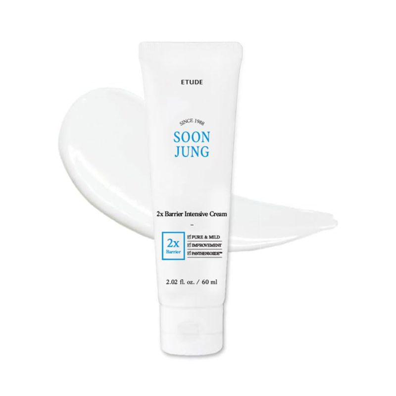 Photo 1 of ETUDE SoonJung 2x Barrier Intensive Cream 60ml (21AD) | Hypoallergenic Shea Butter Hydrating Facial Cream for Sensitive Skin, Water-oil Balance & Panthenol for Damaged Skin | Korean Skin Care
