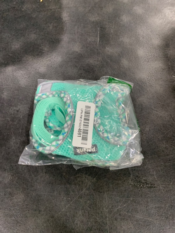 Photo 1 of Petank Green Dog Harness (XS), No Pull, Puppy Harness and Leash Set, Jacquard Mesh, Easy Walk Dog Harness for Small Medium Dogs, Reflective Strip, Training, Running, Walking