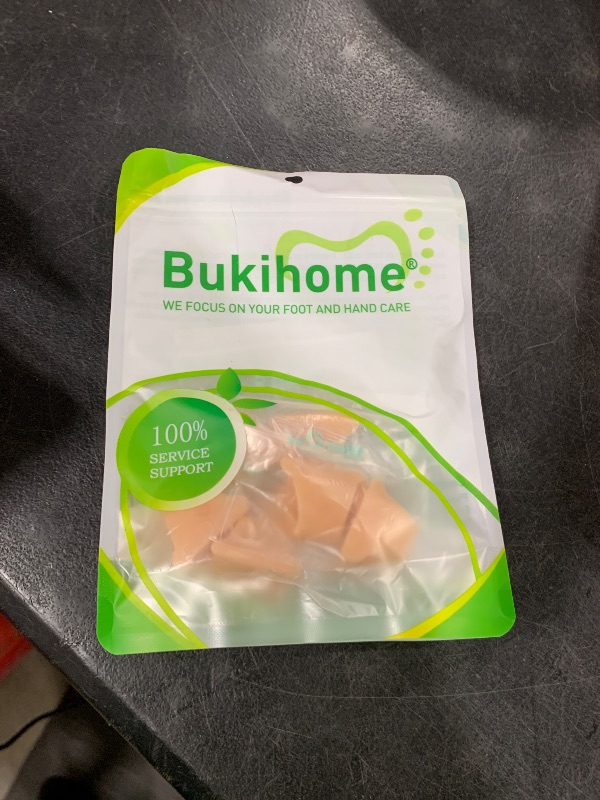 Photo 1 of Bukihome Hammer Toe Straightener - 6 Pack Toe Splints - Soft Gel Hammer Toe Cushion - Realign Bent, Curled, Crooked, Claw, Hammer Toes - Toe Corrector for Men and Women, Medium Size