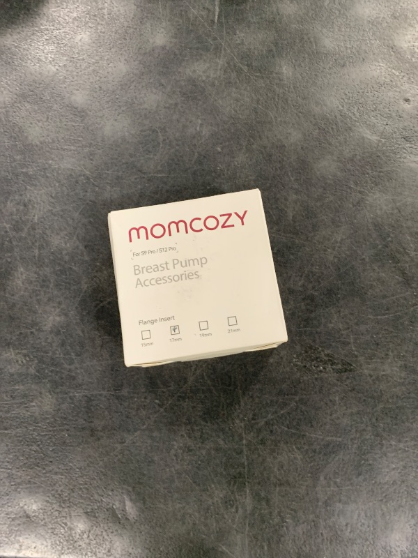 Photo 1 of Momcozy Flange Insert 17mm Compatible with 24mm Flange/Shield of Most Pumps, Insert for Breast Pump Replacement Accessories, 4PCS 17mm