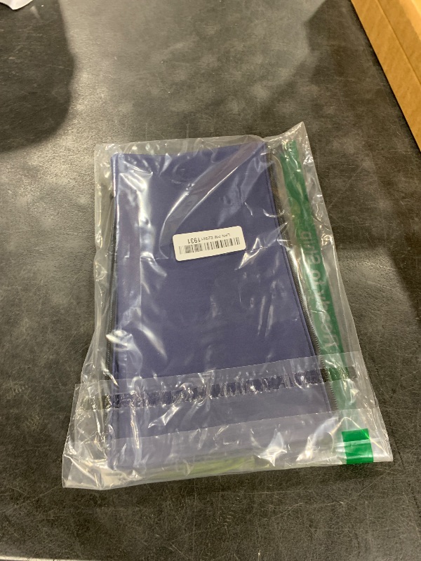 Photo 1 of 2 Pieces Money Bags with Zipper, 11x6.1 inch Money Pouch, Bank Bag, Cash Bag, Check Wallet, Cosmetics(navy)