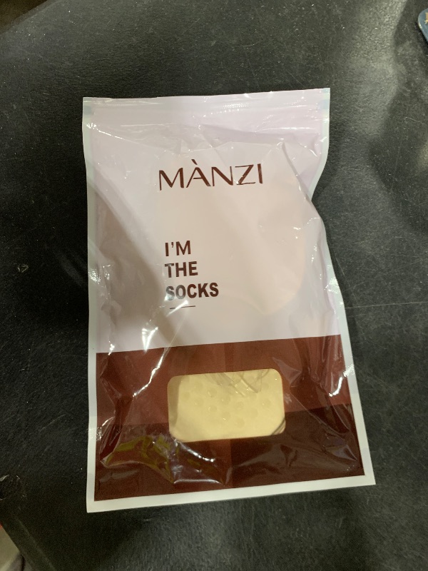 Photo 1 of MANZI 6 Pairs Toe Topper Liner Socks for Women Ultra Low Cut No Show Half Socks with Sling Back for Heels Dress Shoes One Size Nude