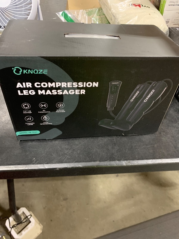 Photo 1 of KNQZE Leg Compression Massager for Circulation and Pain Relief, Air Compression Recovery System for Fast Recovery of Foot, Calf and Thigh, Relieve Edema, Reduce Muscle Fatigue, Gifts for Dad