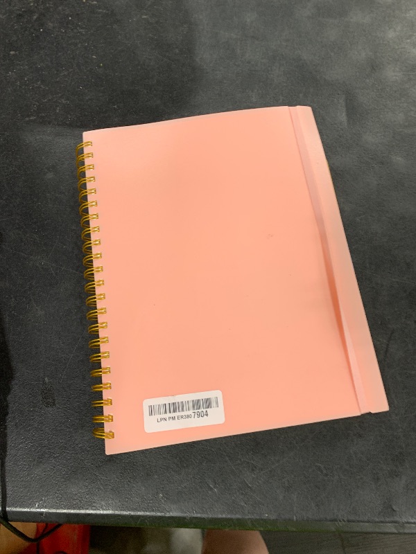 Photo 1 of Spiral Notebook 8.5" x 11", 5 Subject Notebooks College Ruled with Removable Dividers, 300 Pages 100GSM Thick Spiral Writing Journal for Women & Men, Large A4 Lined Journal Notebooks for Work, School