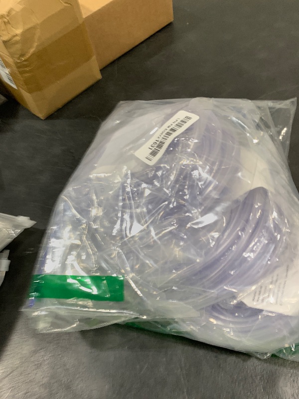 Photo 1 of Mars Wellness Oxygen Tubing - Premium Clear Crush Resistant Oxygen Tubes - 50 Foot - 3 Tubes