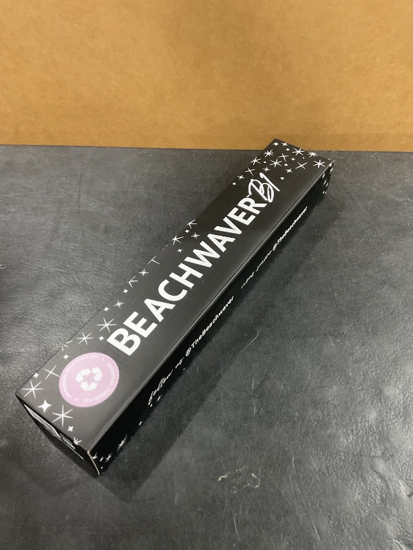 Photo 1 of The Beachwaver Co. B1 - Black Glitter 1-Inch Rotating Curling Iron | Professional Hair Curler for Long & Short Hair | Ergonomic Handle, No-Kink Clamp, Ceramic Barrel, Travel-Friendly, Auto Shut-Off
