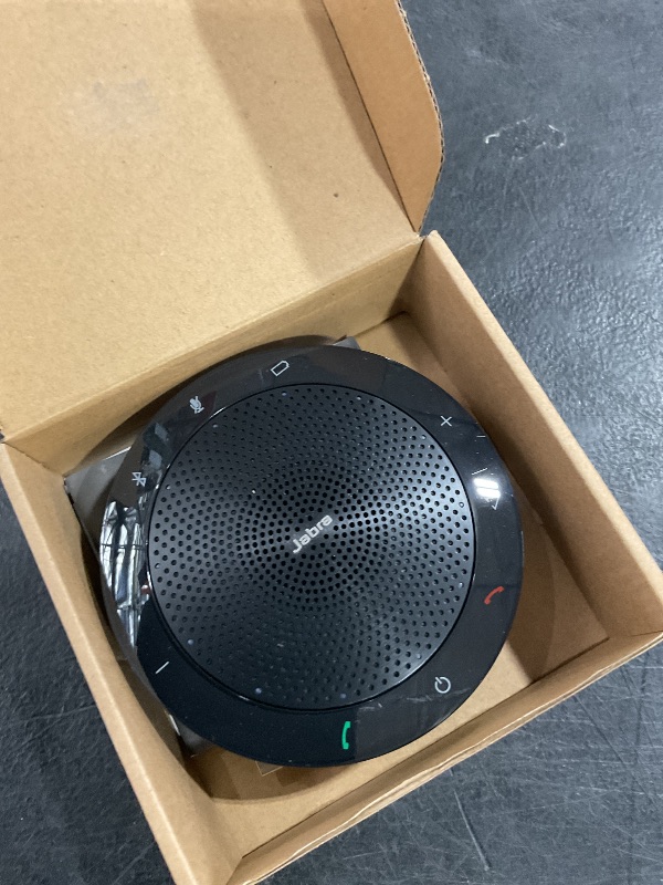 Photo 1 of Jabra Speak 510 UC Wireless Bluetooth Speakerphone – Outstanding Sound Quality, Portable Conference Speaker for Holding Meetings Anywhere - Certified for Zoom & Google Meet