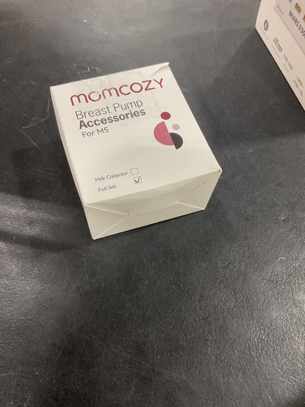 Photo 1 of Momcozy Full Set Collector Cup Only Compatible with Momcozy M5 NOT for Others. Original M5 Breast Pump Replacement Accessories (160ml, with Double-Sealed Flange 24mm)