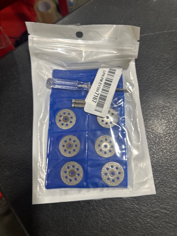 Photo 1 of Kuenuilr 60pcs Rotary Tool Cut Off Wheels 1-1/4'' Fiberglass Reinforced Cutting Wheel Discs with 4Pcs Mandrels Rotary Tool Accessories for Cutting Metal, Wood, Stone