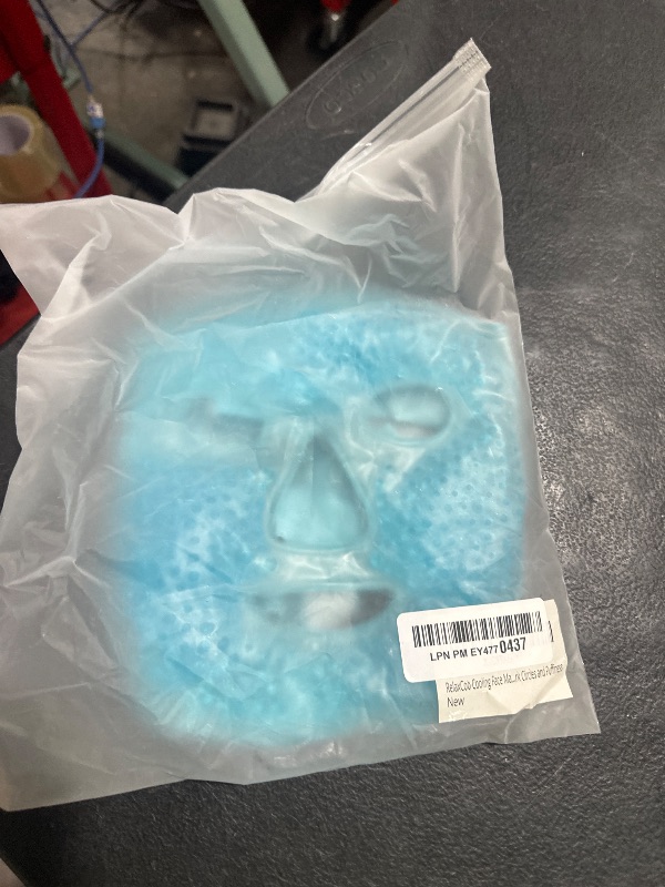 Photo 1 of RelaxCoo Ice Face Eye Mask for Dark Circles and Puffiness Cold Warm Compress, Gel Cold Cooling Face Mask Package for Women and Men, Migraines, Headache, Stress and Relaxation, Pink