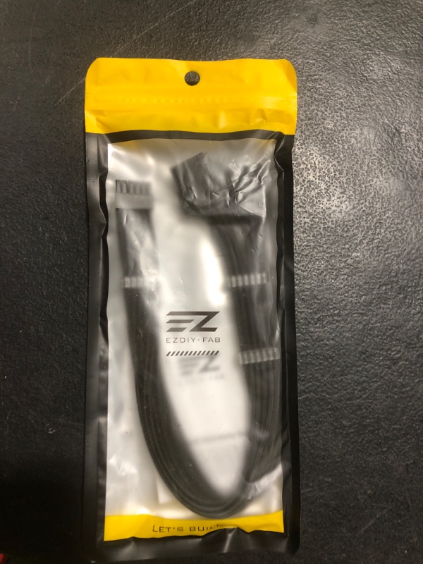 Photo 1 of EZDIY-FAB RTX 3000 Series 12 Pin to Dual 8 Pin PCIe Sleeved Extension Cable 300 MM- Connector for NVIDIA Ampere GEFORCE RTX 3060ti 3070 3080 FE Funder Edition- Black