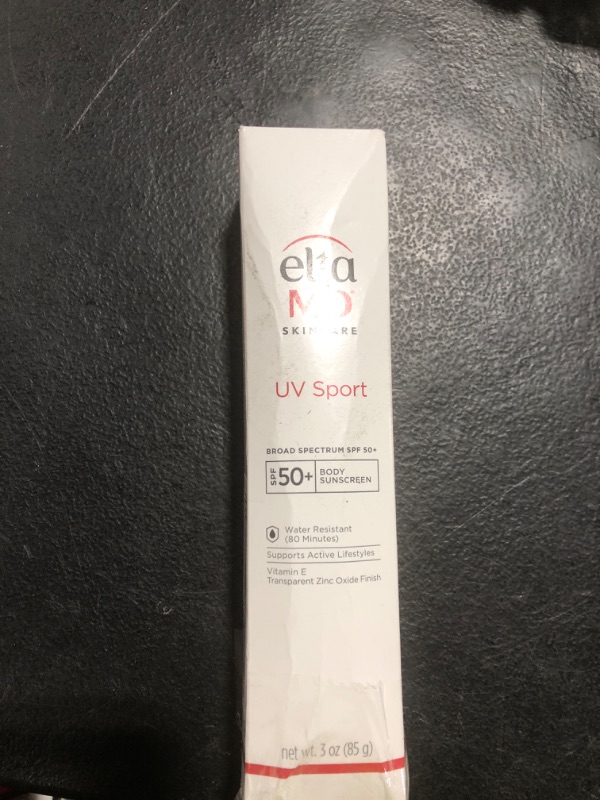 Photo 1 of EltaMD UV Sport Sunscreen Lotion SPF 50 - Face and Body Sunscreen SPF 50, Water & Sweat Resistant, Zinc Oxide Formula for Active Lifestyles, 3 oz