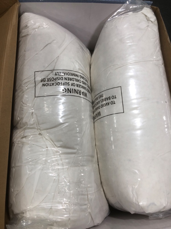 Photo 1 of AiAngu Canadian Luxury Goose Down Pillow Standard Size, 750 Fill Power, 100% Cotton with Teflon Shell- Ultra Comfort Sleep Pillows - Bed Pillows for Back, Stomach(White,Standard(Pack of 2))
