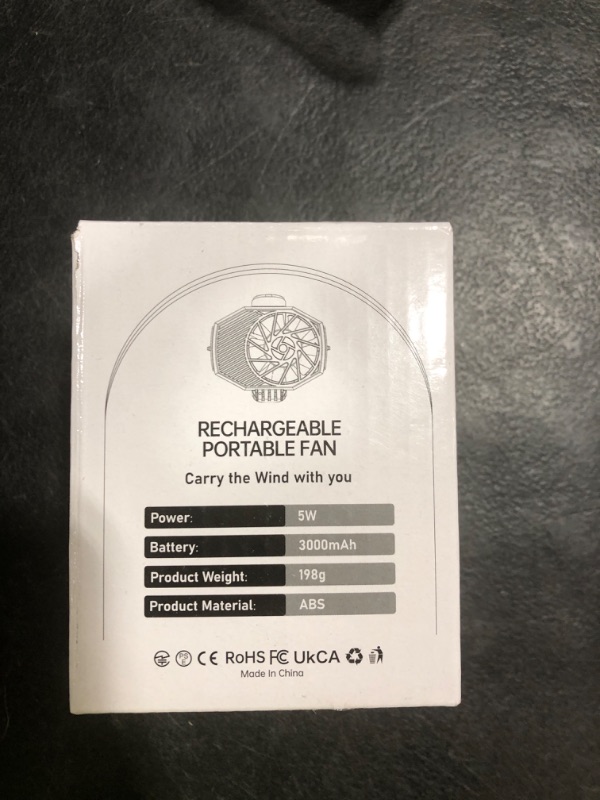Photo 1 of RECHARGEABLE PORTABLE FAN