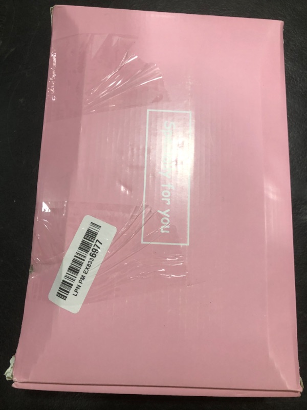 Photo 1 of Winter Knit Beanie Hat Scarf Gloves Set for Women, Pink Fleece Lined Hat Long Scarf Neck Touchscreen Gloves Warmer Set