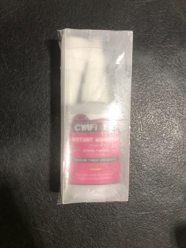 Photo 1 of Super Glue Liquid, Instant Clear Cyanoacrylate Medium Thick Viscosity Adhesive, Food Safe CA Glue for Shoe Repair Leather Ceramic Plastic Glass Metal Wood Aquarium Porcelain Rubber Pottery Model Craft