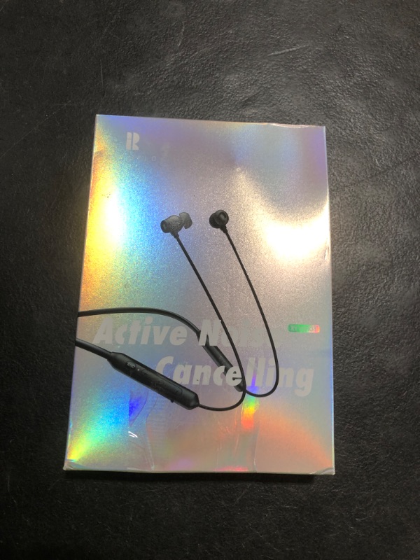 Photo 1 of Active Noise Cancelling Headphones, Wireless V5.3 Bluetooth Headphones with 3 AI Mics ENC, In-ear Magnetic Neckband Earbuds 60Hrs Playtime, IPX6 Sweatproof ANC Earphones for Travel Home Office