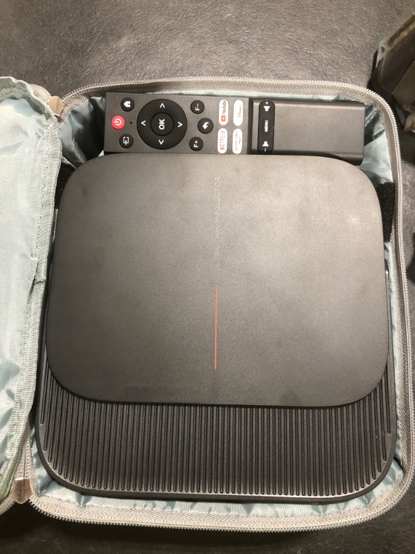 Photo 1 of [2025 Netflix-Official | 386+ Built-in Apps] DBPOWER E2 Smart Projector with WiFi and Bluetooth, Mini Projector 4K Support with Netflix, Youtube, Disney+, Hulu, Max, Crunchyroll w Portable Case